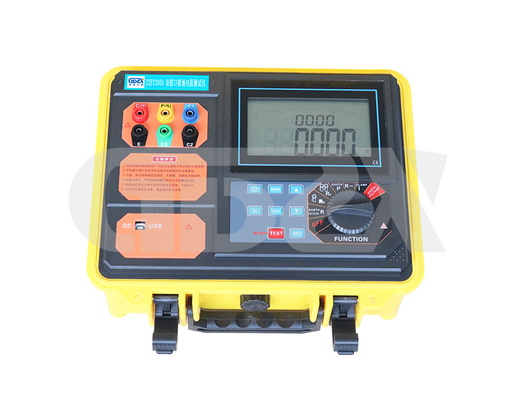 ZXET3008 Ground Resistance Tester: 20mA Test Current, 0.001Ω Resolution