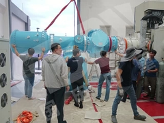 Der Vor-Ort-Test ohne Teilentladung ist erfolgreich abgeschlossen und hat die Zulassung bestanden.