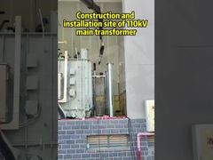 Bau- und Aufstellungsort des 110-kV-Haupttransformators