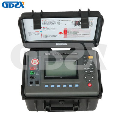 ZX2677E Portable 10KV Digital Isolation Resistance Tester Stoßfest mit LCD-Display